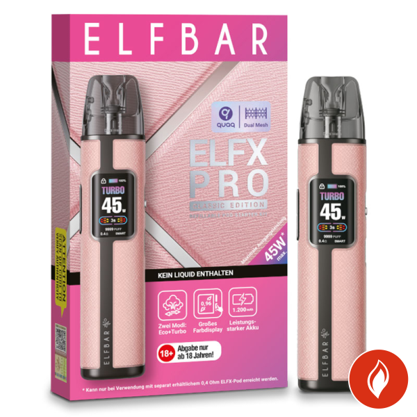 Elfbar Elfx Pro Kit Pink E-Zigarette