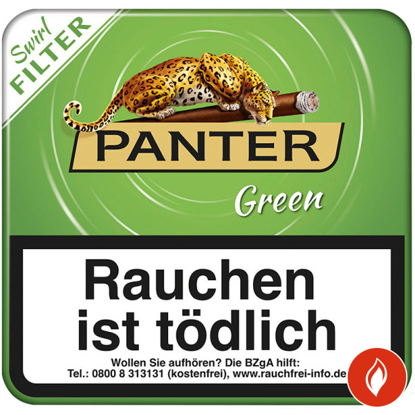 Panter Swirl Green Filter Zigarillos Gebinde