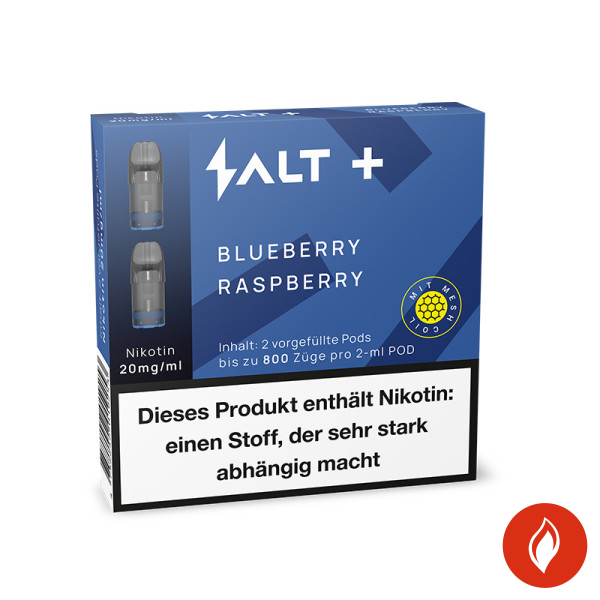 Salt Plus Blueberry Raspberry 20mg Prefilled Pods
