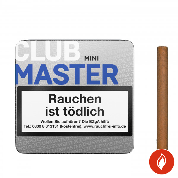 Clubmaster Mini Blue Zigarillos 20er Blechschachtel