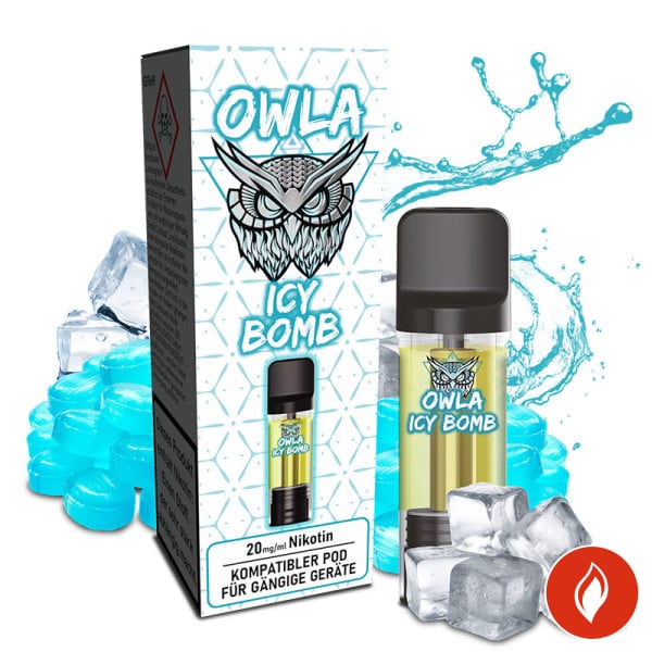 Owla Icy Bomb 20mg Prefilled Pod