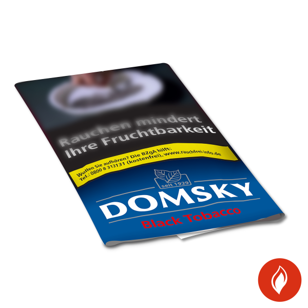 Domsky Tabak Black Pouch