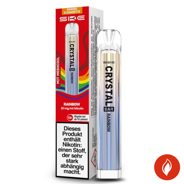 SKE Crystal Bar Rainbow 20mg Einweg E-Zigarette