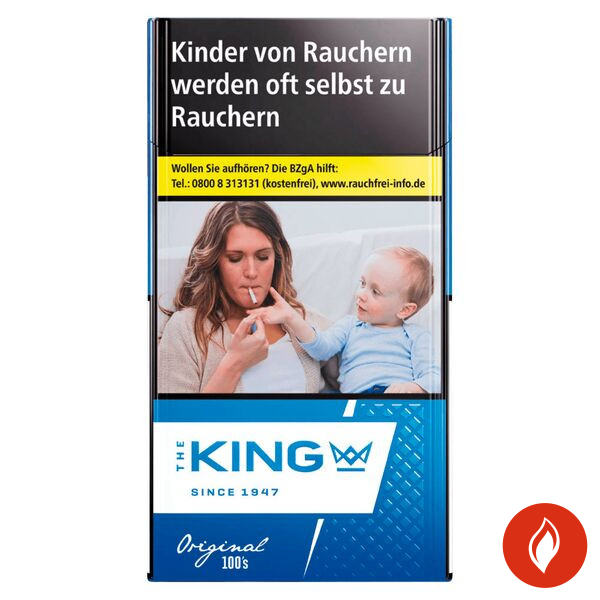 King Blue 100 Zigaretten Schachtel