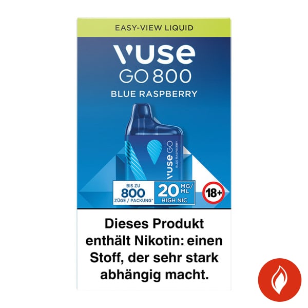 Vuse Go 800 Blue Raspberry 20mg Einweg E-Zigarette