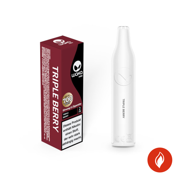 Waka Mini Einweg E-Zigarette Triple Berry 18mg