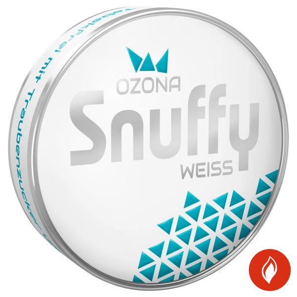 Ozona Snuffy weiss Schnupftabak Dose