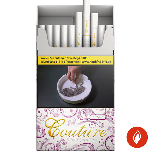 Couture Purple Zigaretten Schachtel
