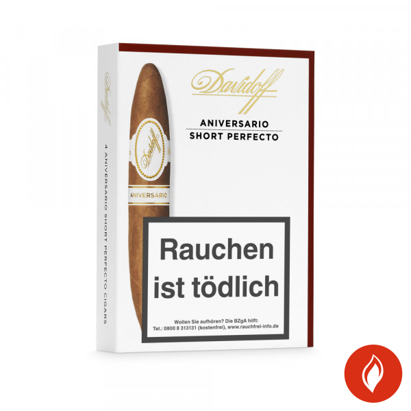 Davidoff Aniversario Short Perfecto Zigarren 4er Schachtel