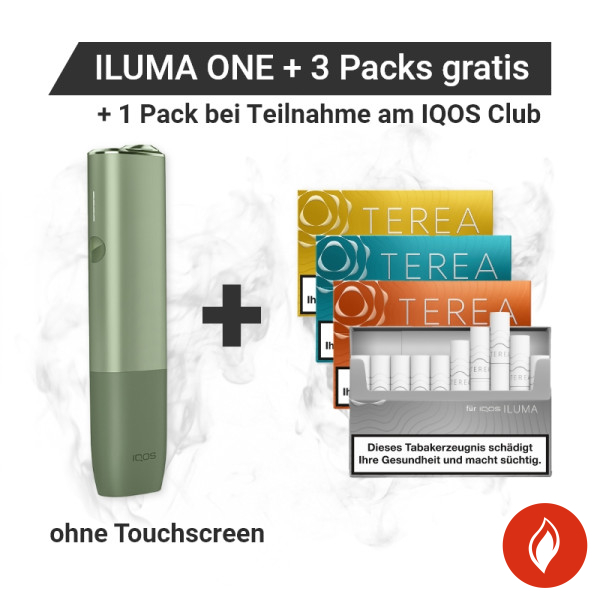 IQOS Iluma One Moss Green + gratis TEREA Sticks bei Registrierung