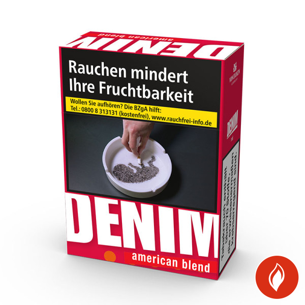 Denim Red XL Zigaretten Schachtel