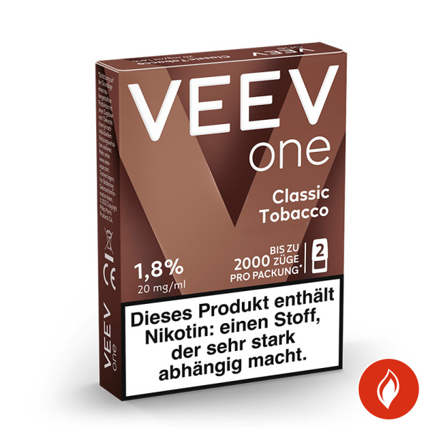 Veev One Classic Tobacco 20mg Prefilled Pods