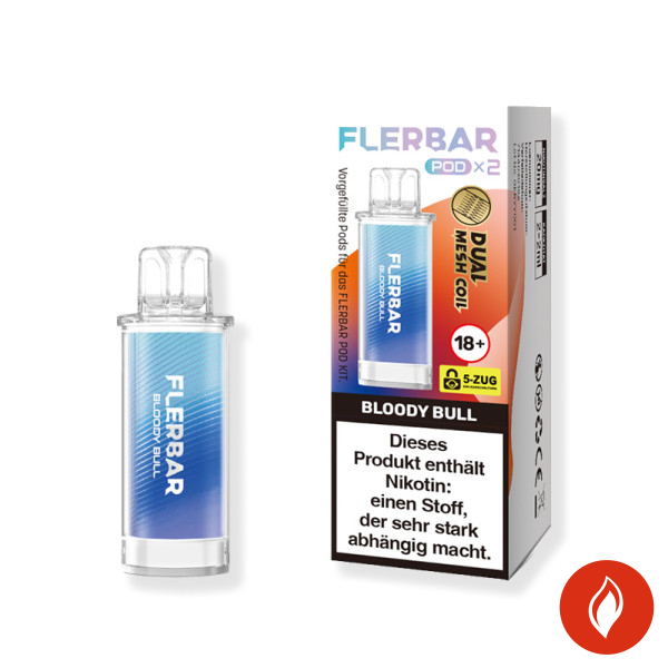 Flerbar Bloody Bull 20mg Prefilled Pods