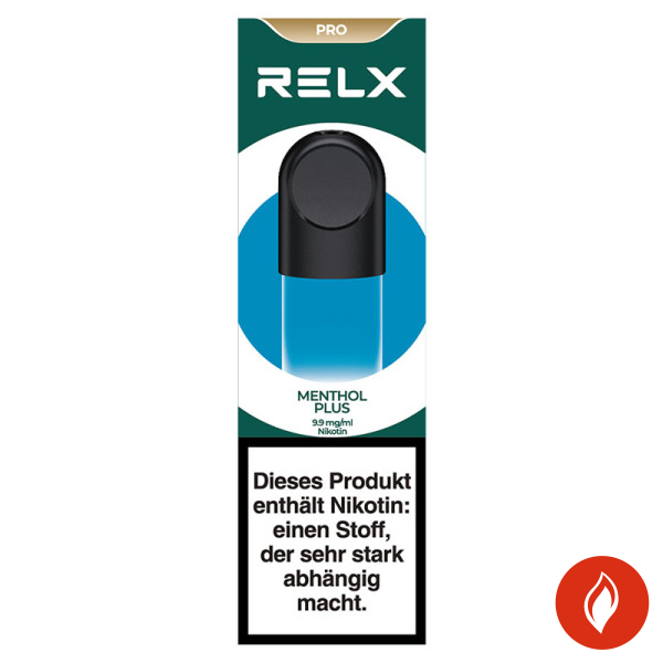 RELX Pod Pro Menthol Plus 9,9 mg Front