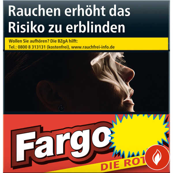 Fargo Rot 5XL Zigaretten Schachtel
