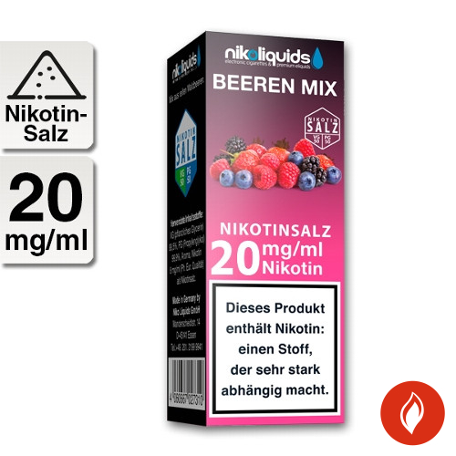 E-Liquid Nikotinsalz Nikoliquids Beeren Mix 20 mg