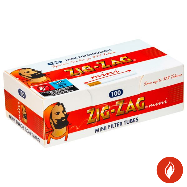 Zig Zag Mini Filterhülsen 100 Stück Packung