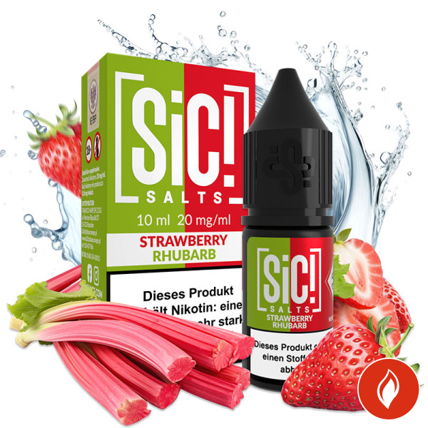 SiC! Salts Strawberry Rhubarb 20mg Nikotinsalz Liquid