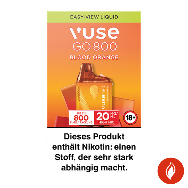 Vuse Go 800 Blood Orange 20mg Einweg E-Zigarette