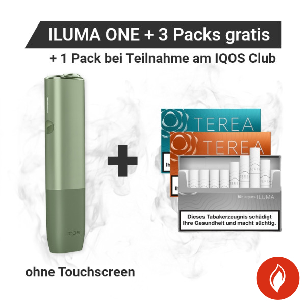 IQOS Iluma One Moss Green + gratis TEREA Sticks bei Registrierung