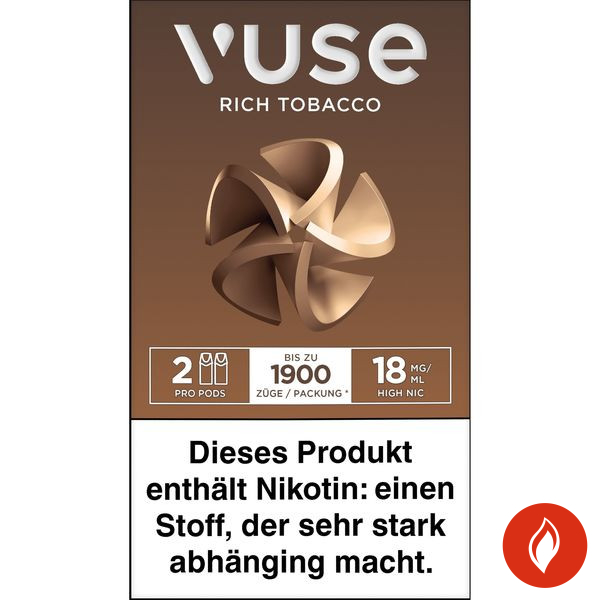 Vuse Pro Caps Rich Tobacco 18mg