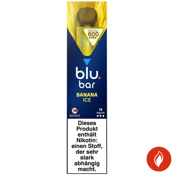 Blu bar Banana Ice 18mg Einweg E-Zigarette