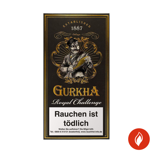 Gurkha Royal Challenge Toro Tubos Zigarren Schachtel closed