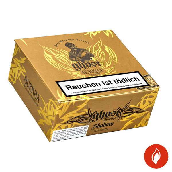 Gurkha Ghost Gold Shadow Zigarren Kiste Closed
