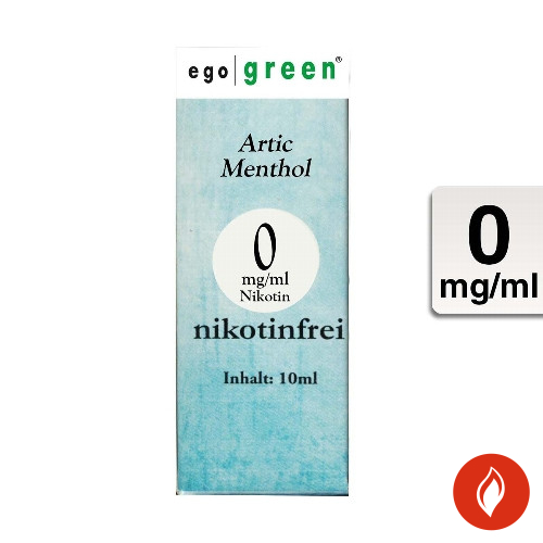 E-Liquid Ego Green Artic Menthol 0 mg