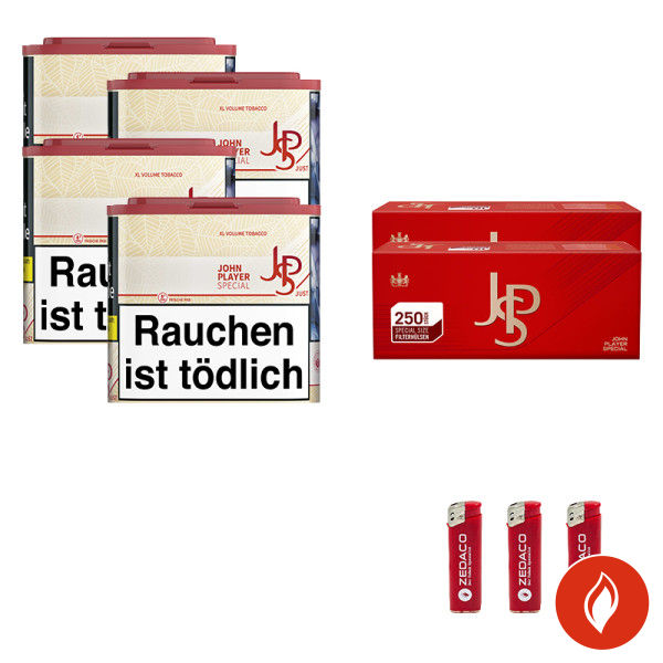 JPS Volumentabak Just Red S Dose Aktion Large Extra Hülsen