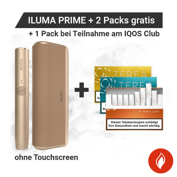 IQOS ILUMA PRIME Golden Khaki + gratis TEREA Sticks bei Registrierung