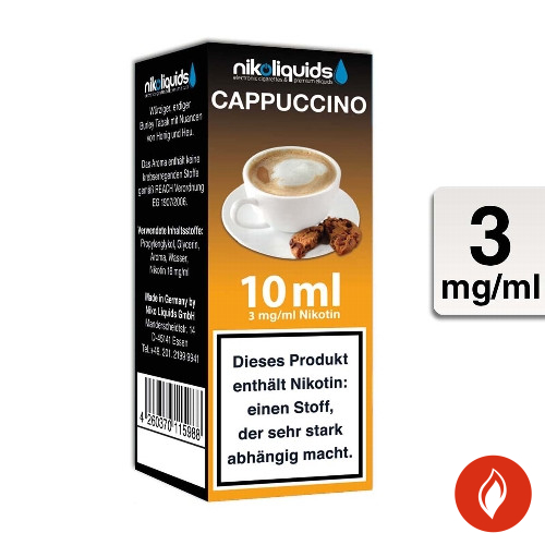 E-Liquid Nikoliquids Cappuccino 3 mg 70 Pg 30 Vg