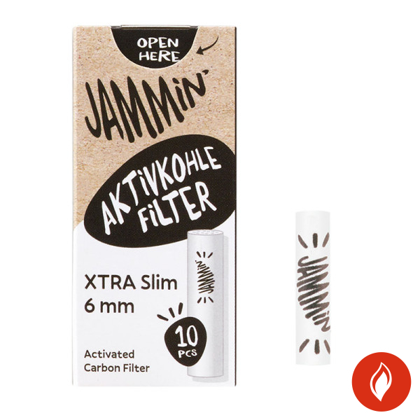 Jammin Aktivkohlefilter Packung 6 mm