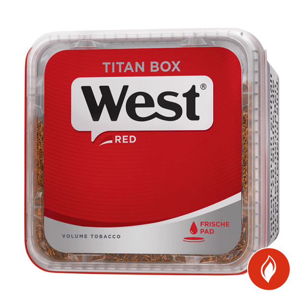 West Red Titan Volumentabak Eimer