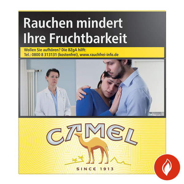 Camel Yellow 6XL Zigaretten Schachtel