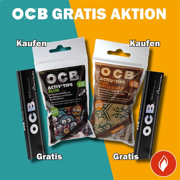 OCB Aktiv Tips Slim Aktion Limited Edition