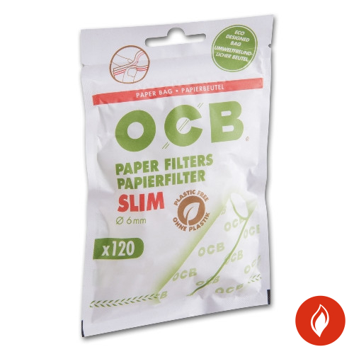 OCB Papierfilter Slim 120 Stück Beutel