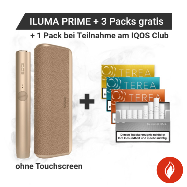 IQOS ILUMA PRIME Golden Khaki + gratis TEREA Sticks bei Registrierung