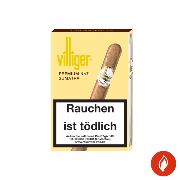 Villiger Premium No. 7 Sumatra Zigarillos 5er Schachtel
