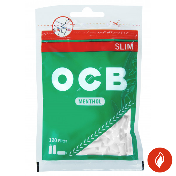OCB Menthol Filter Slim Beutel