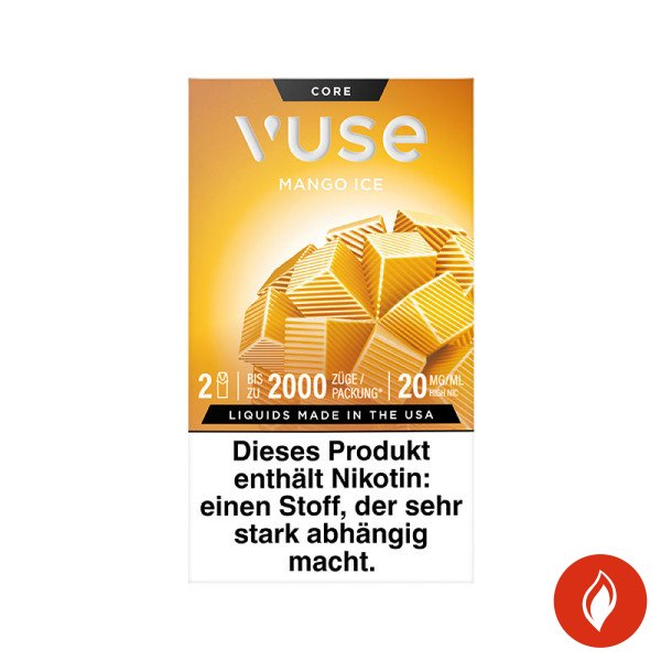 Vuse Mango Ice 20mg Prefilled Pods Front