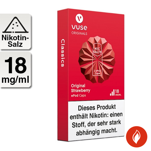 E-Kartusche VUSE ePod Original Strawberry Nic Salts 18mg