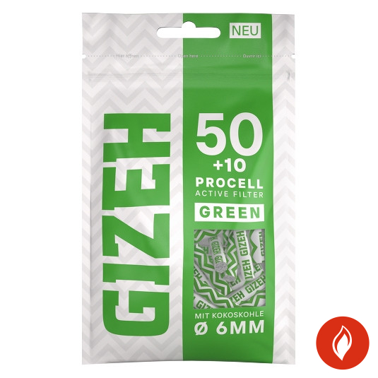 Gizeh ProCell Active Filter Green Packung