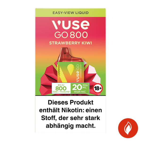 Vuse Go 800 Strawberry Kiwi 20mg Einweg E-Zigarette