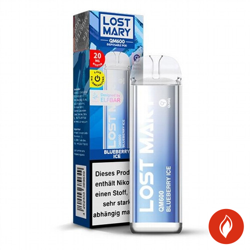 Lost Mary QM600 Blueberry Ice 20mg Einweg E-Zigarette