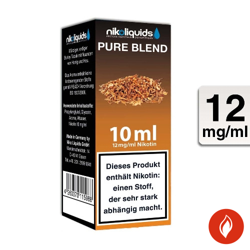 E-Liquid Nikoliquids Pure Blend 12 mg 70 Pg 30 Vg