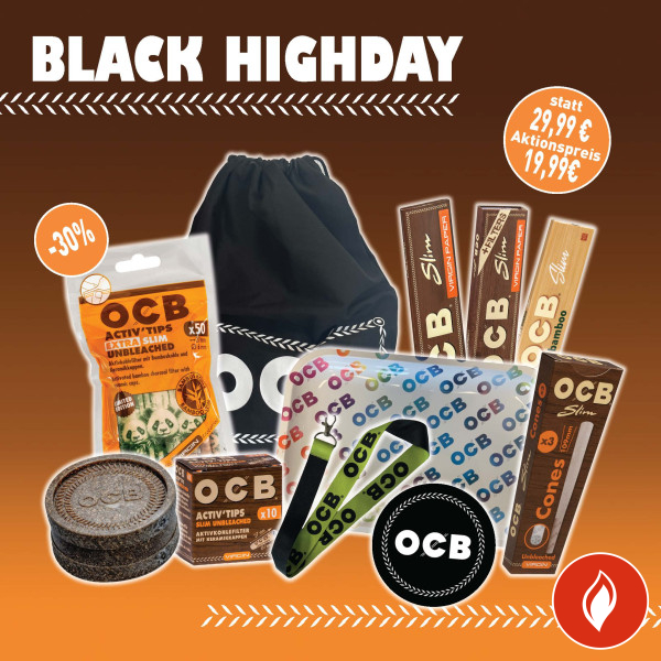 OCB Black Highday Unbleached Aktionsbundle