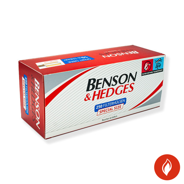 Benson & Hedges Special Size Filterhülsen Packung