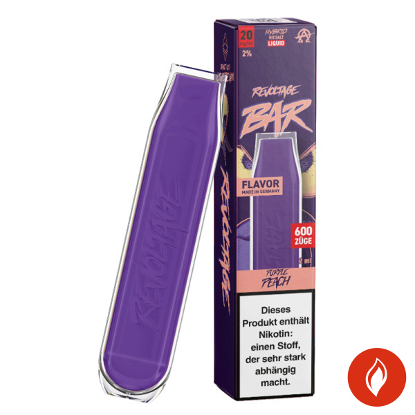 Revoltage Bar Purple Peach 20mg Einweg E-Zigarette