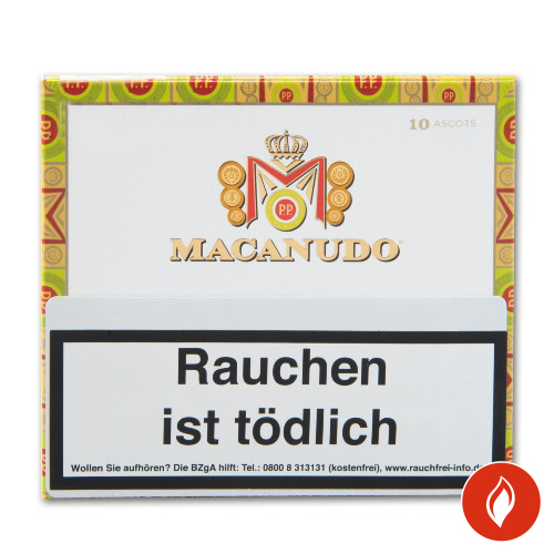Macanudo Cafe Ascot Zigarren 10er Schachtel